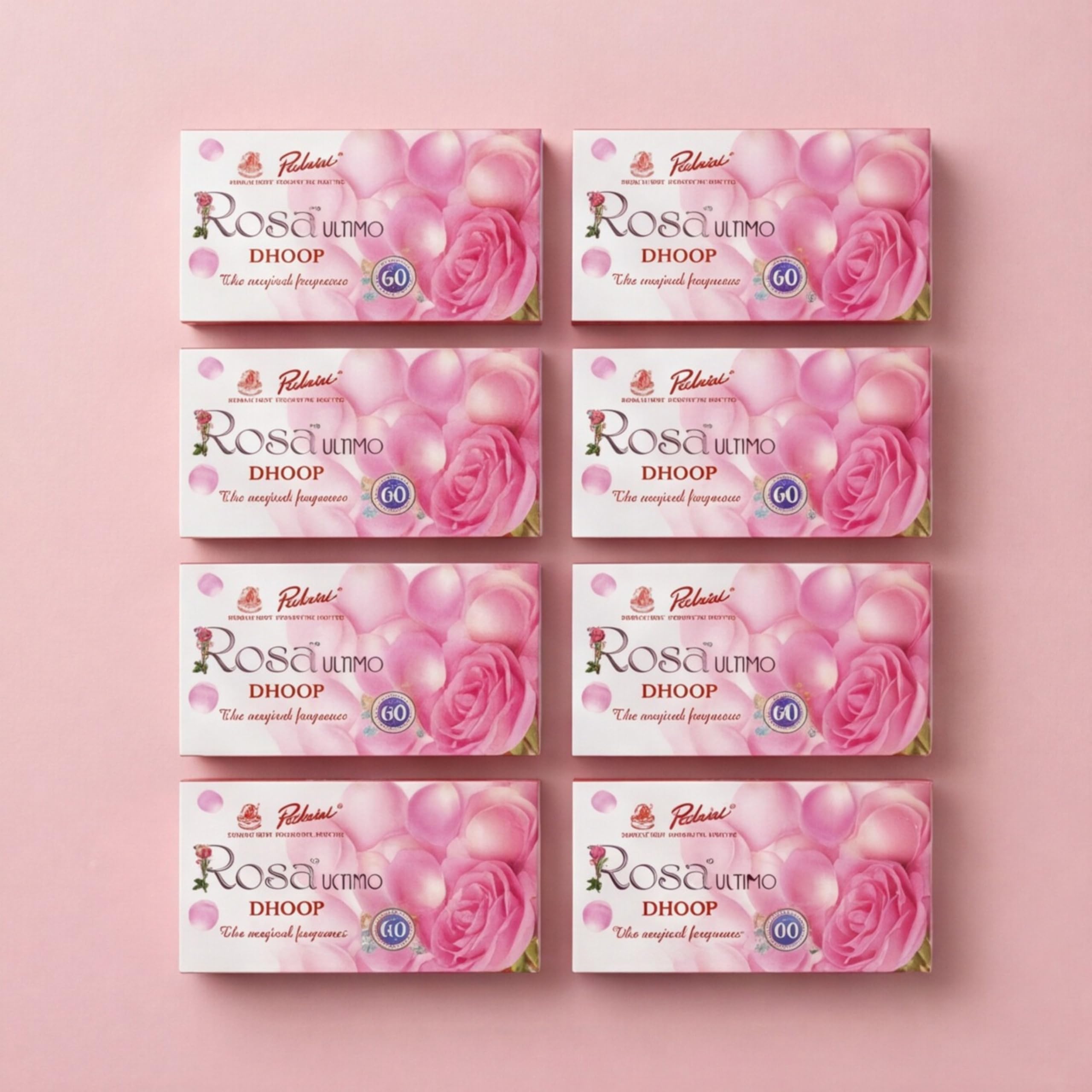 Rosa Ultimo Dhoop - Pack of 8